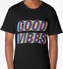 Good Vibes Techicolor Long T-Shirt