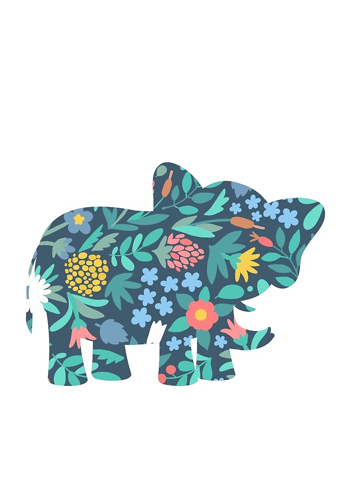 "Wild Elephant " by lartelier | Redbubble