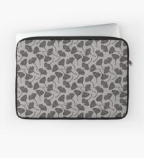 Ginkgo Vector Black on Warm Grey Laptop Sleeve