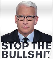 Anderson Cooper Eye Roll Poster
