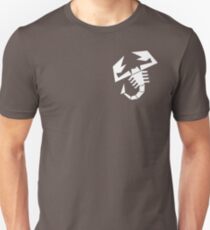 Abarth scorpion (white) Unisex T-Shirt