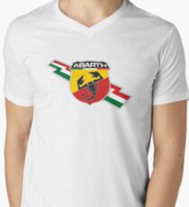 Abarth thunderbolt Men's V-Neck T-Shirt