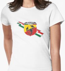 Abarth thunderbolt Women's Fitted T-Shirt