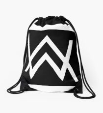 Alan Walker - White Logo Merchandise Drawstring Bag