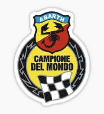 Abarth campione del mondo Sticker