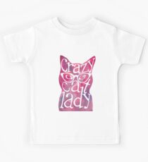 Crazy Cat Lady Kids Tee