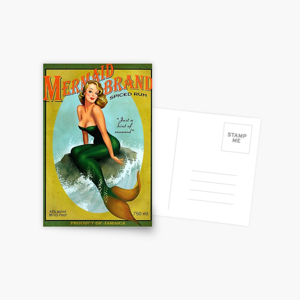 Mermaid of Jamaica Postcard