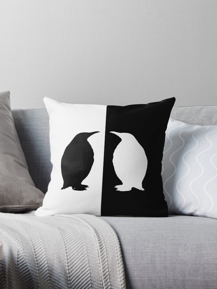 personalised penguin pillow
