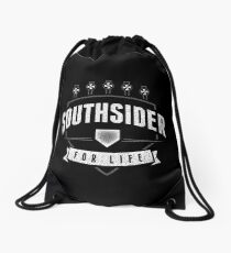 Southsider for Life (dark) Drawstring Bag