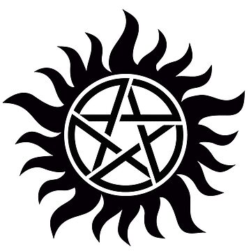 Supernatural Anti-Possession Tattoo Sticker for Sale by