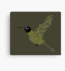 Abstract Hummingbird Canvas Print
