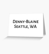 Denny-Blaine Greeting Card