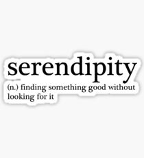 Serendipity Sticker