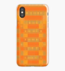 Orange Checks iPhone Case