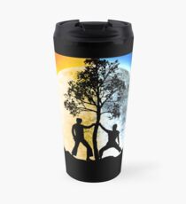 Dayman vs Nightman Travel Mug
