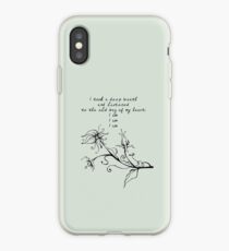 Sylvia Plath - I am, I am, I am. iPhone Case