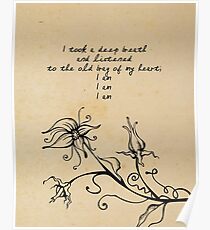 Sylvia Plath - I am, I am, I am. Poster
