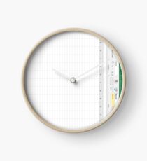 Excel Spreedsheet - Green Clock