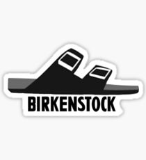Black and White Birkenstock Sticker