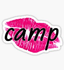 Camp Pink Lippen Sticker