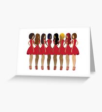 SORORS Greeting Card