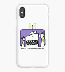 Robots The New Regeneration Comic Design - Purple iPhone Case