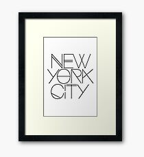 NYC Framed Print