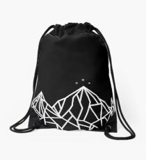 NIGHT COURT MOUNTAINS Drawstring Bag