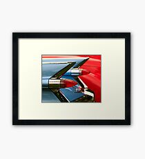 Cadillac Taillights Framed Print