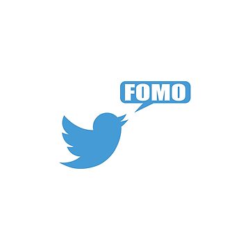 FOMO TWITTER Sticker by Montrepeneuer