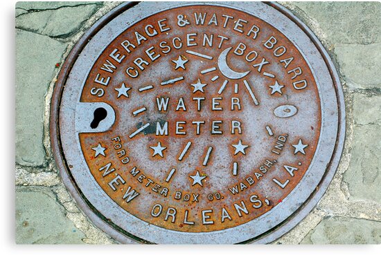 "True New Orleans Sewer Cover" Metal Prints by Jeremy Deihl | Redbubble