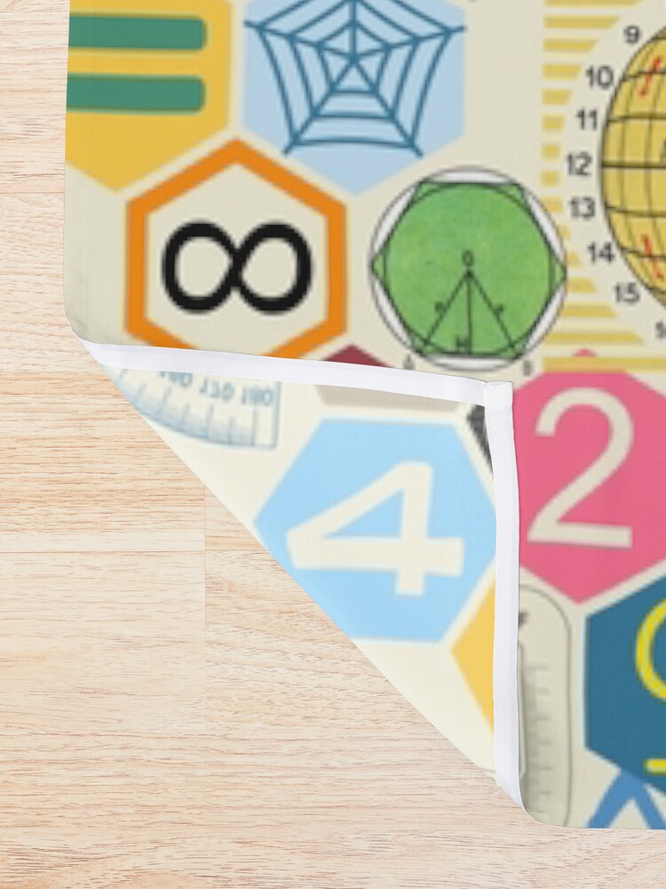 Alternate view of MATH! Shower Curtain