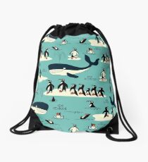 Wale, Pinguine und andere Freunde Rucksackbeutel