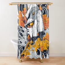 Gundam Shower Curtain