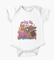 Love all Animals One Piece - Short Sleeve