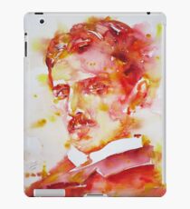 NIKOLA TESLA - watercolor portrait.4 iPad Case/Skin