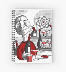 drunker@bar Spiral Notebook