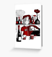 drunker@bar Greeting Card