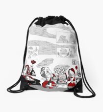 drunker@bar Drawstring Bag