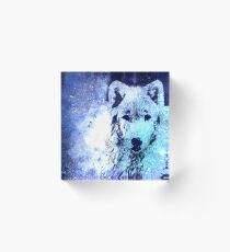 Wolf Dreams Acrylic Block