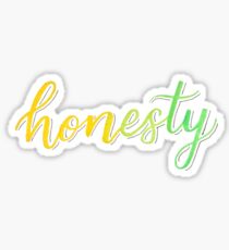 Honesty Sticker