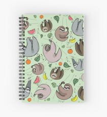 Cuaderno de espiral Perezosos