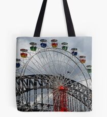 Overlooking the Bridge Tote Bag