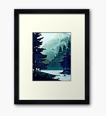 Canadian Mountain Framed Print