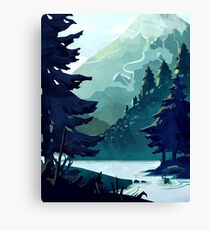 Canadian Mountain Canvas Print