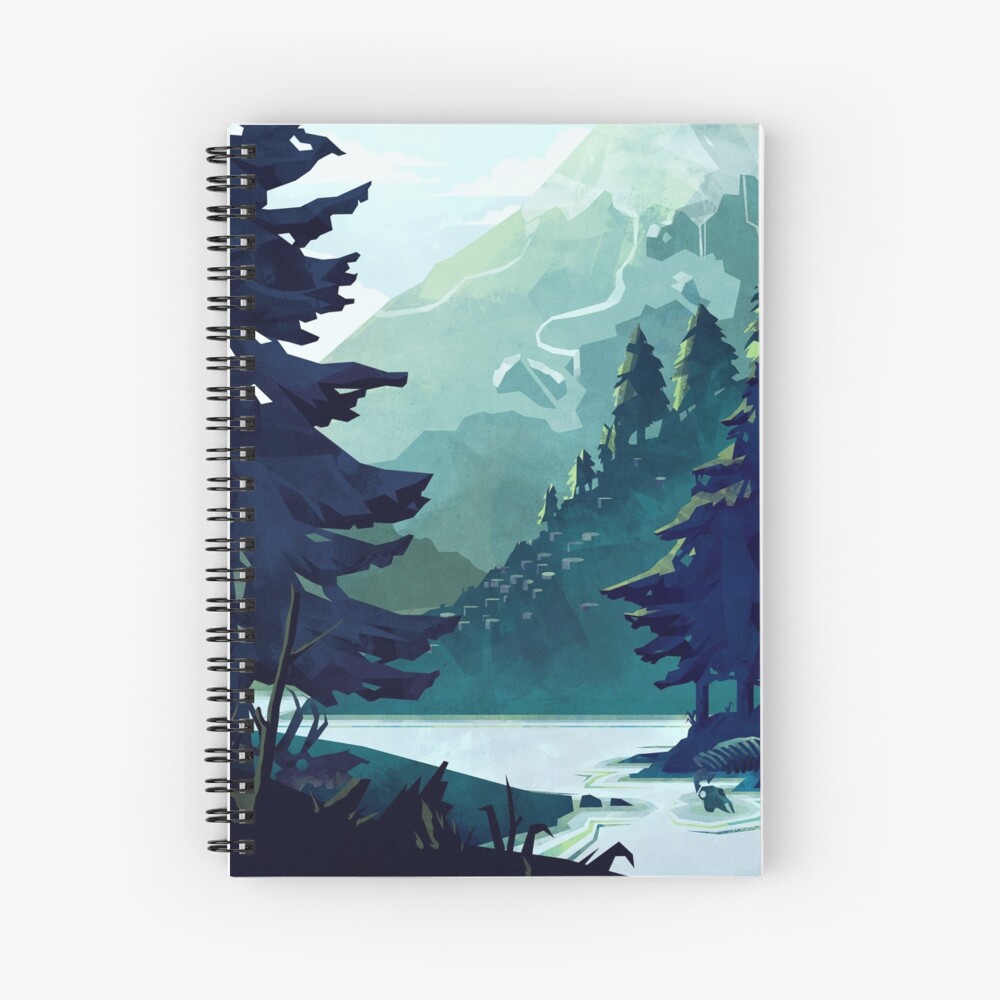 Canadian Mountain Spiral Notebook