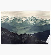 Mountain Fog Poster