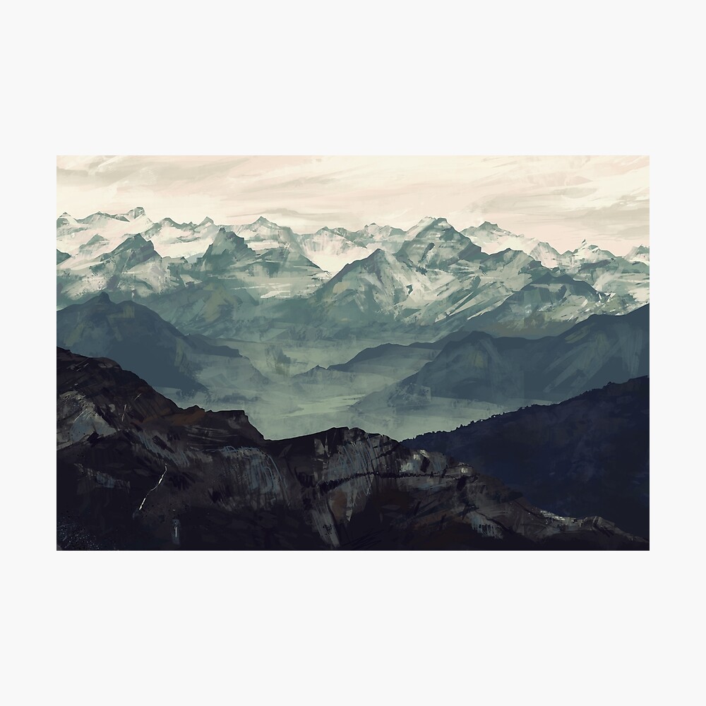 Mountain Fog Photographic Print