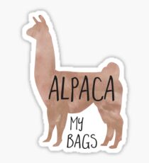 Alpaca my bags! Sticker