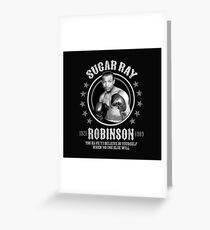 Sugar Ray Robinson Greeting Card